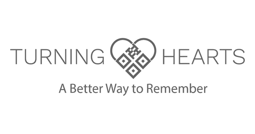 Turning Hearts logo - A Better Way to Remember