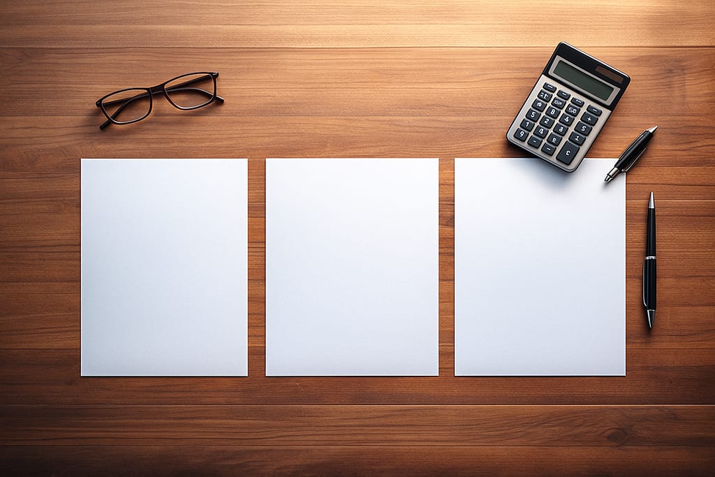 Tax forms with calculator representing executor tax filing obligations and deadlines