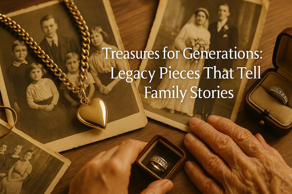 Heirloom-quality Miracle Memorial jewelry passing through generations as family treasures