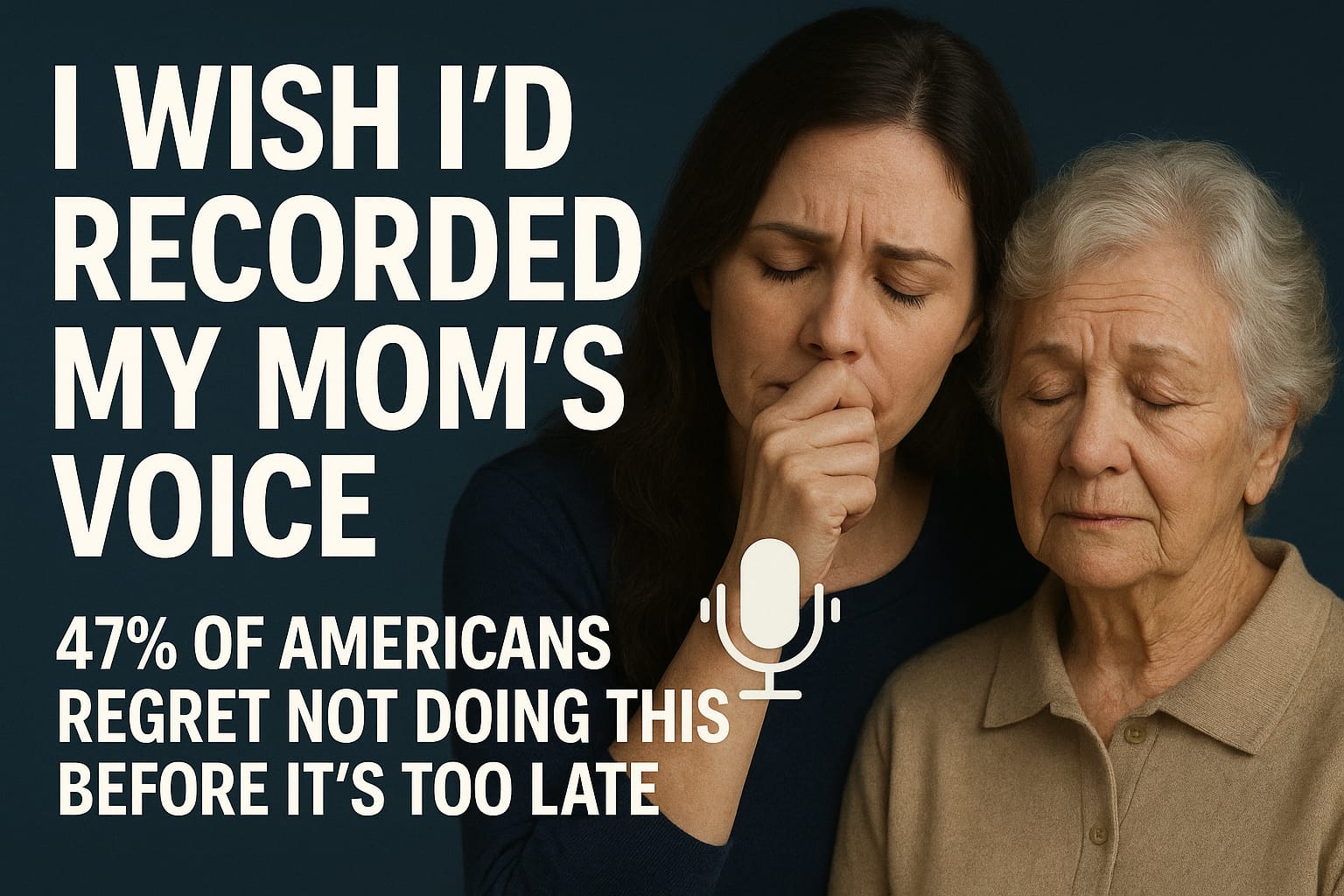 I Wish I’d Recorded My Mom’s Voice – What 47% of Americans Regret After It’s Too Late