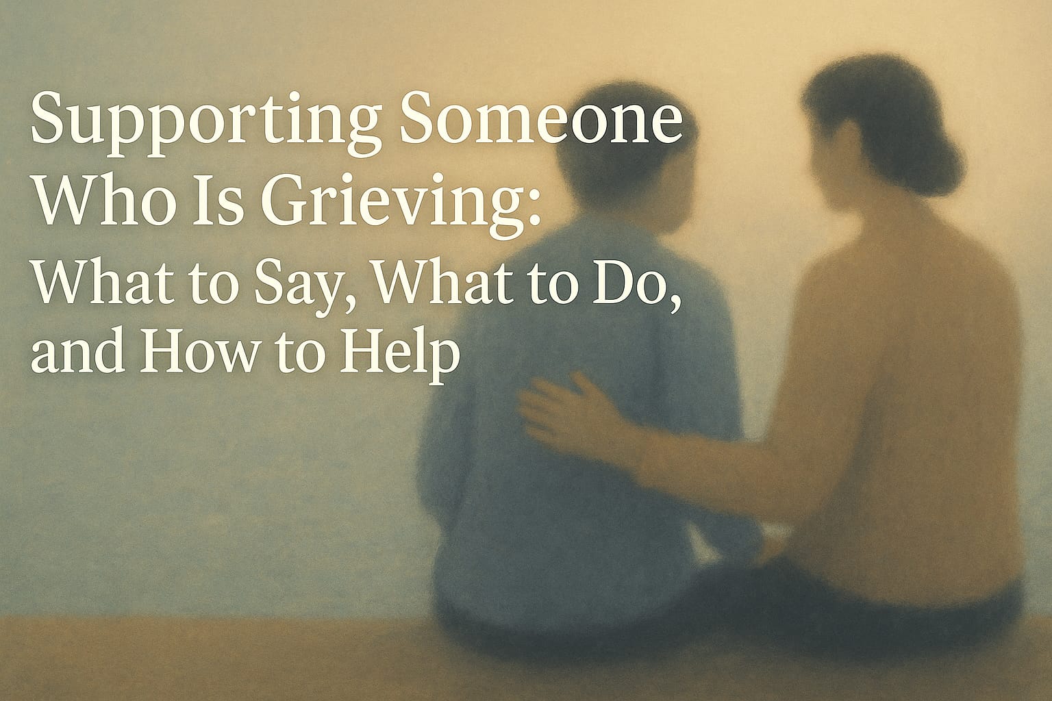 Supporting Someone Who Is Grieving: What to Say, What to Do, and How to Help