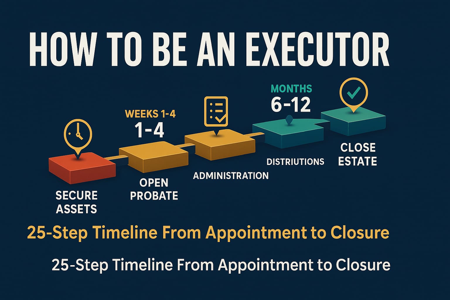 Overhead view of executor desk with three organized piles of creditor claims labeled valid, under review, and rejected showing systematic evaluation process
