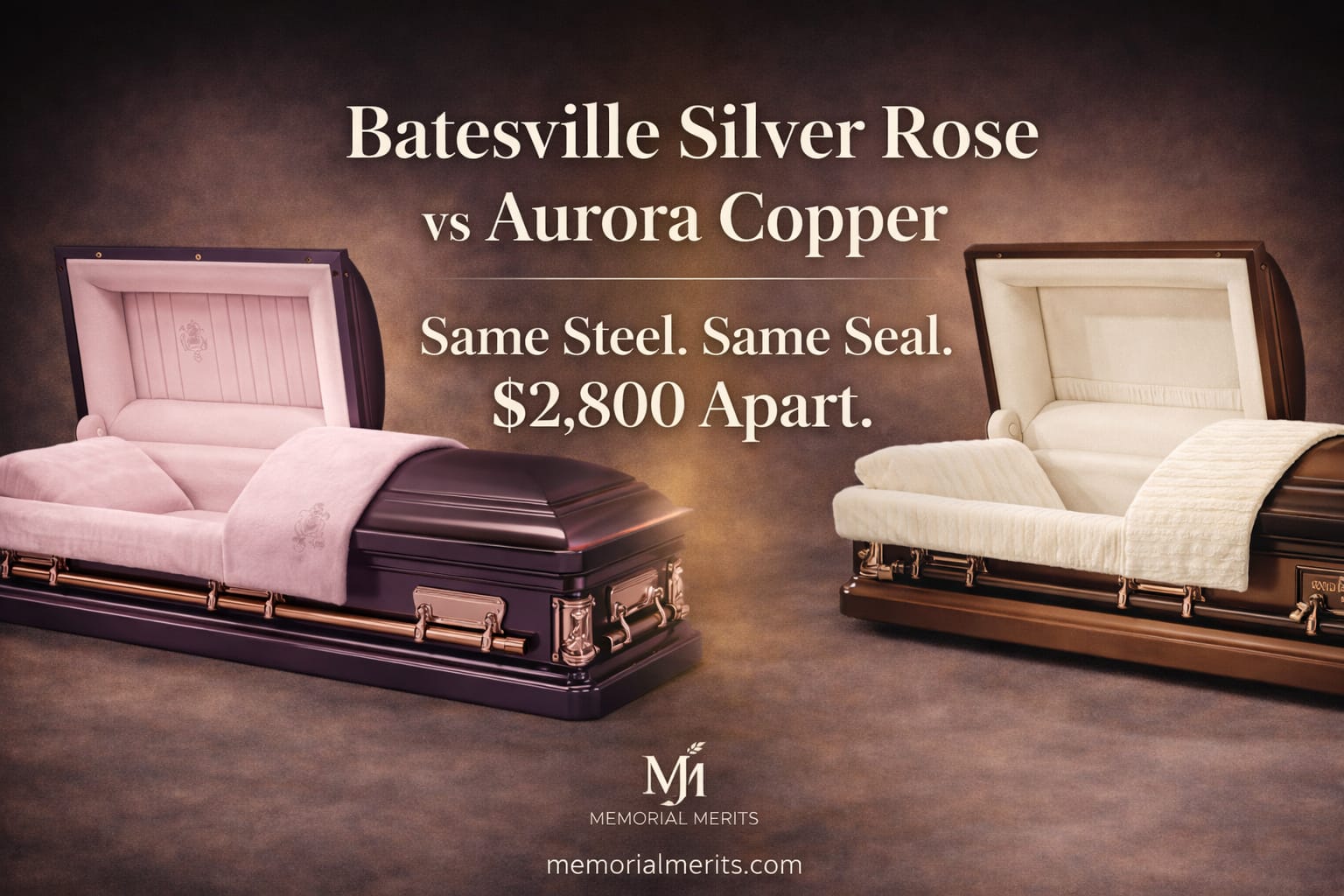 Batesville Silver Rose vs Aurora Copper: $2,800 Alternative (2026)