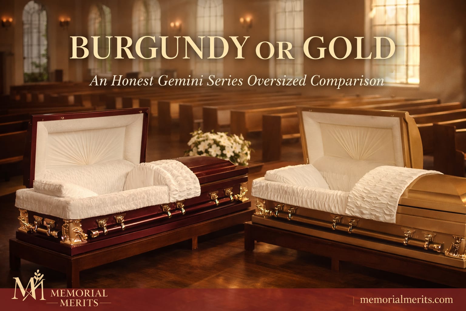 Gemini Series Burgundy vs Gold Oversized Casket Review 2026