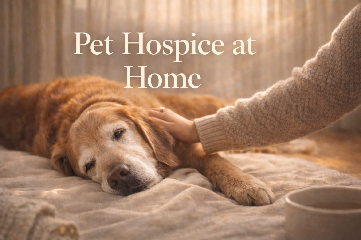 Pet Hospice Care at Home: A Grief-First Family Guide (2026)