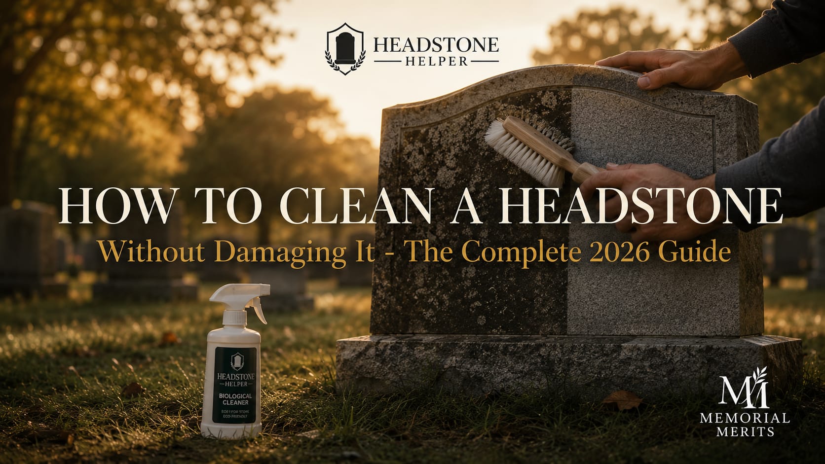 How to Clean a Headstone Without Damaging It: The Complete 2026 Guide