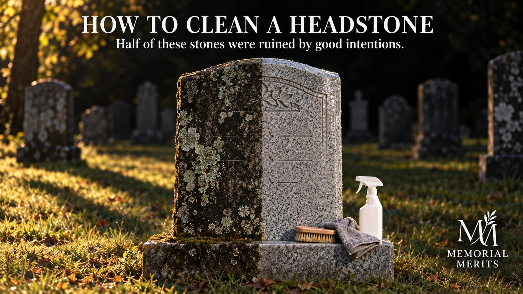 How to Clean a Headstone Without Damaging It: The Complete 2026 Guide