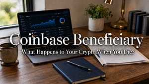 Coinbase beneficiary planning with crypto account access and estate documents