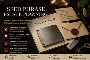 Seed Phrase Estate Planning: How to Leave Recovery Access Without Exposing Your Crypto Seed phrase estate planning with secure crypto recovery backup and inheritance documents