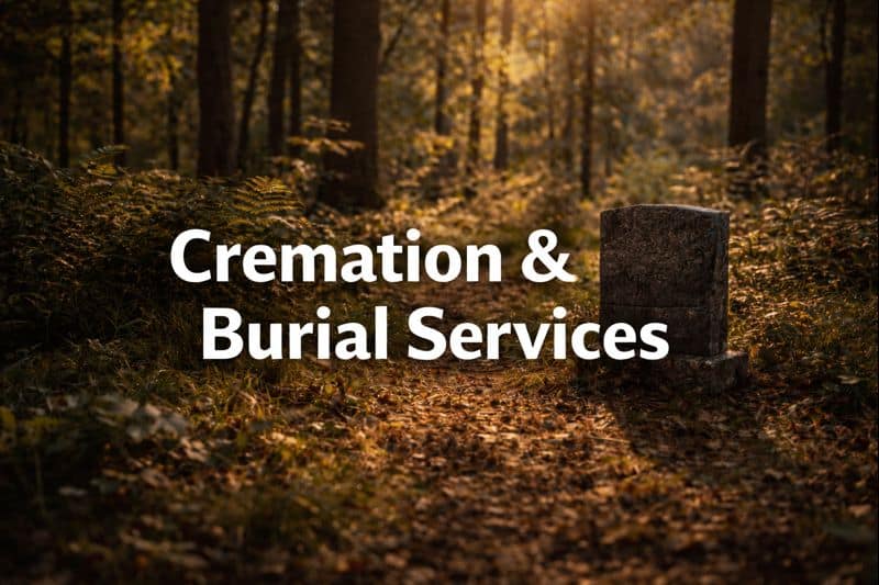 Cremation and burial services directory with natural alternatives