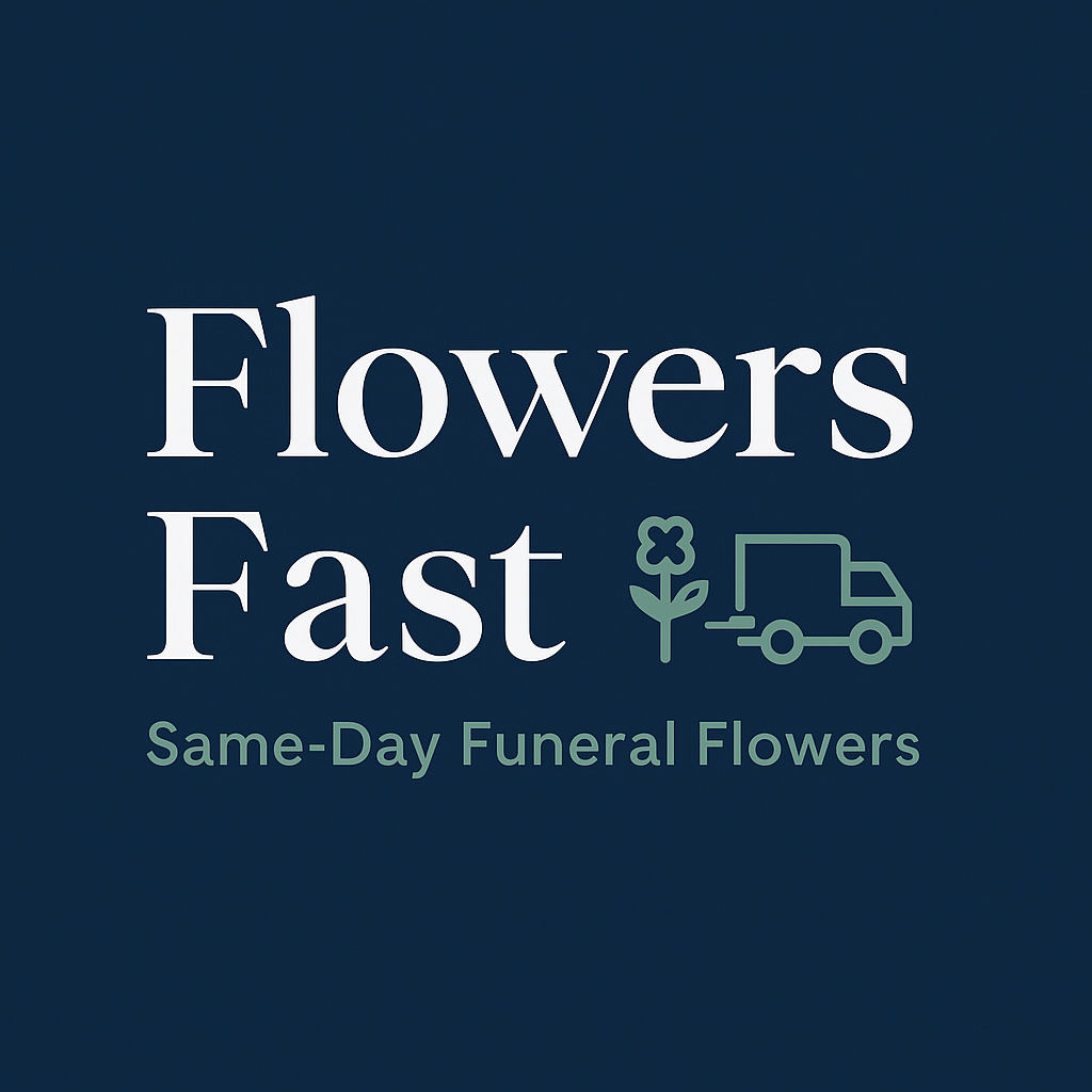 Flowers Fast same day funeral flower delivery logo